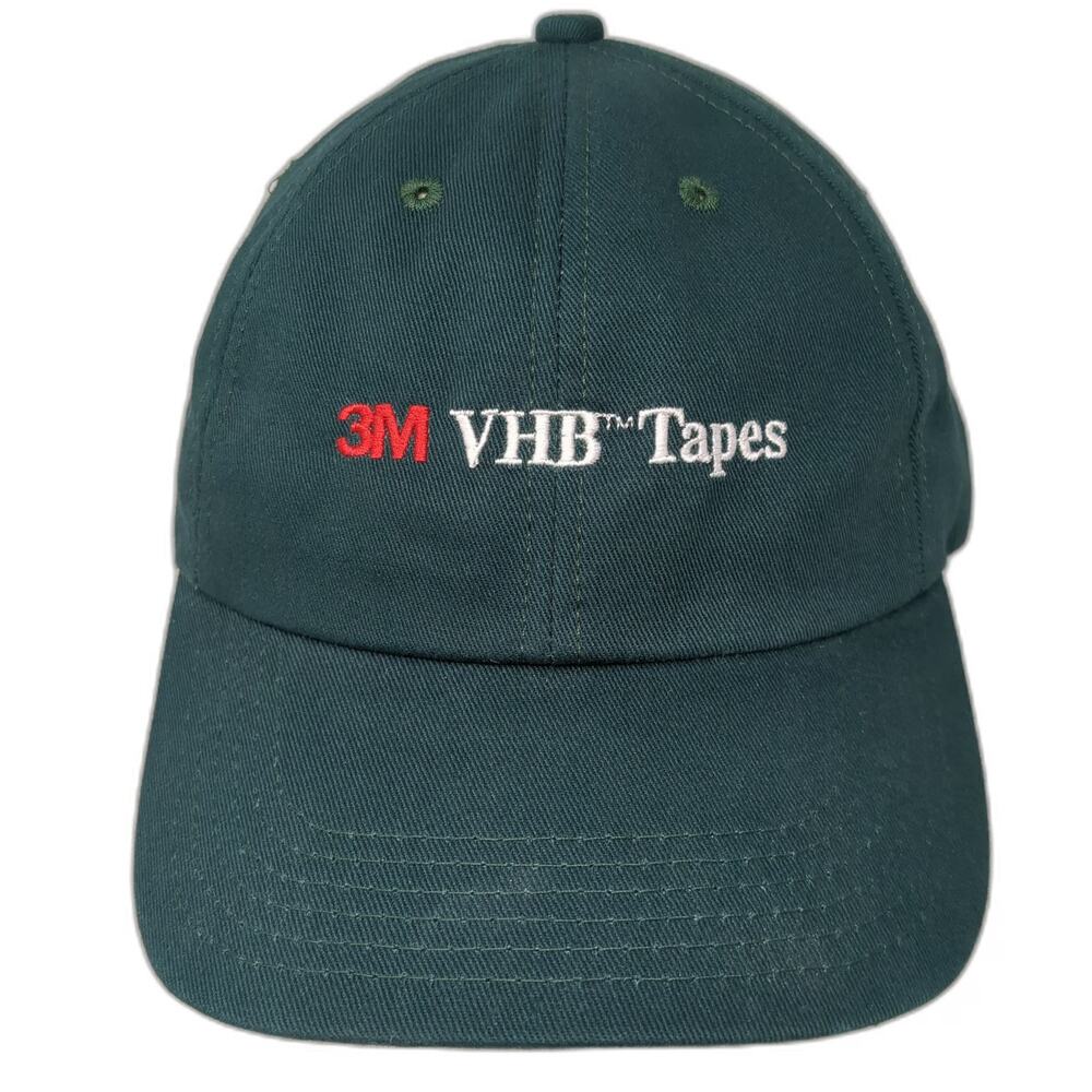 Legend Baseball Cap Green One Size Made in USA 3M VHB Tapes Slideback Hat Logo